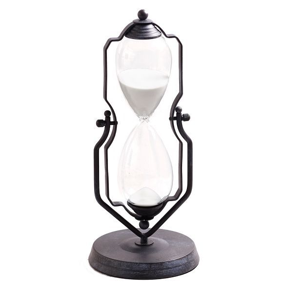 Lakeside One-Hour Decorative 14" Hourglass - Swiveling Vintage Stand Style Device | Target
