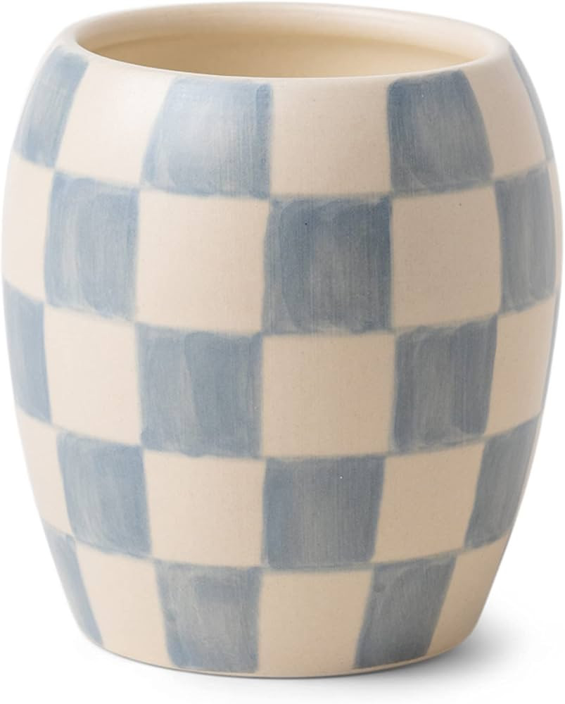 Paddywax Checkmate Artisan Hand-Poured Scented Candle, 11-Ounce, Cotton + Teak | Amazon (US)