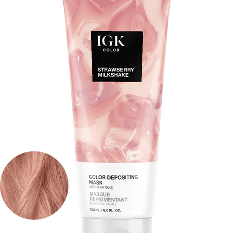 Color Depositing Hair Mask - Strawberry Milkshake | IGK Hair