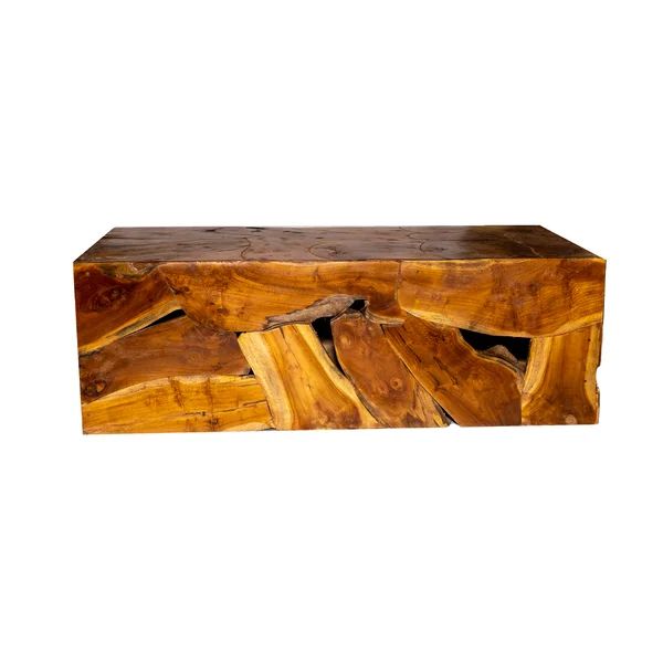 Pegues Solid Wood Block Coffee Table | Wayfair North America