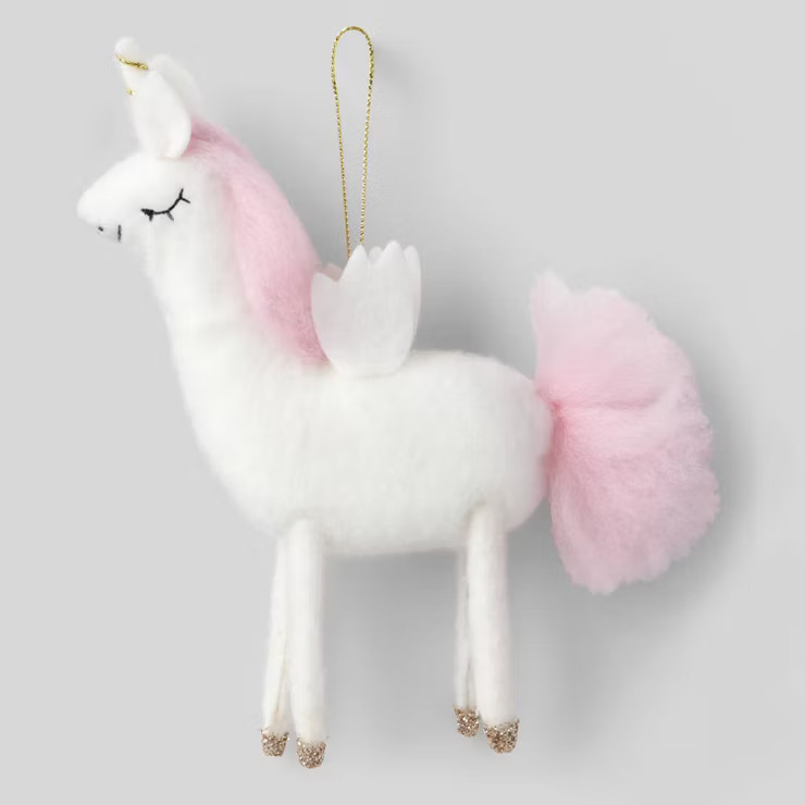 7" Felt Unicorn Christmas Tree Ornament - Wondershop™ | Target
