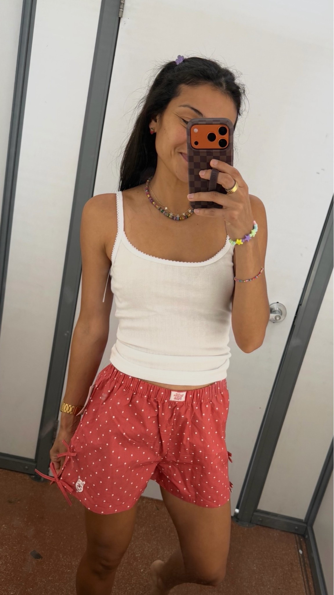 Winnie the Pooh polka dot boxer shorts from Walmart. Run big. Wearing XS