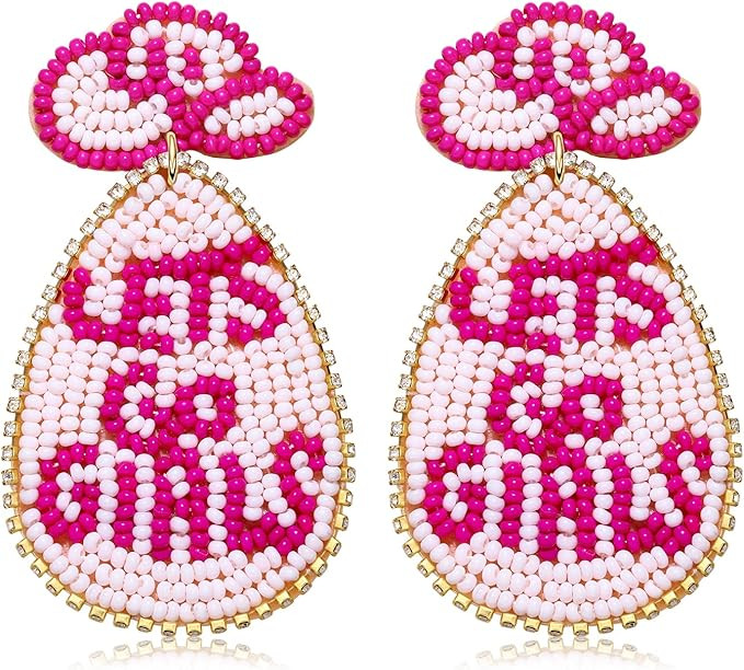 ELEARD Cowgirl Earrings for Women Cowboy Boots Handmade Beaded Drop Dangle Earrings Nashville Wes... | Amazon (US)