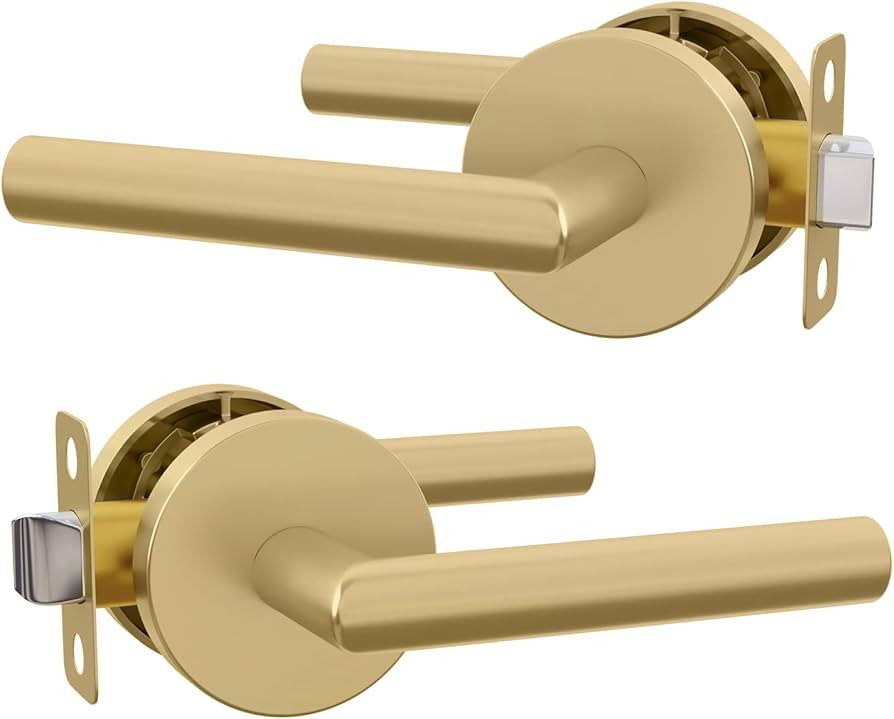 Mega Handles Passage I Lever Door Lock Handle Set for Hallway, Closet and Bathroom I Keyless Door... | Amazon (US)