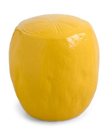 18in Lemon Ceramic Plant Stand | TJ Maxx