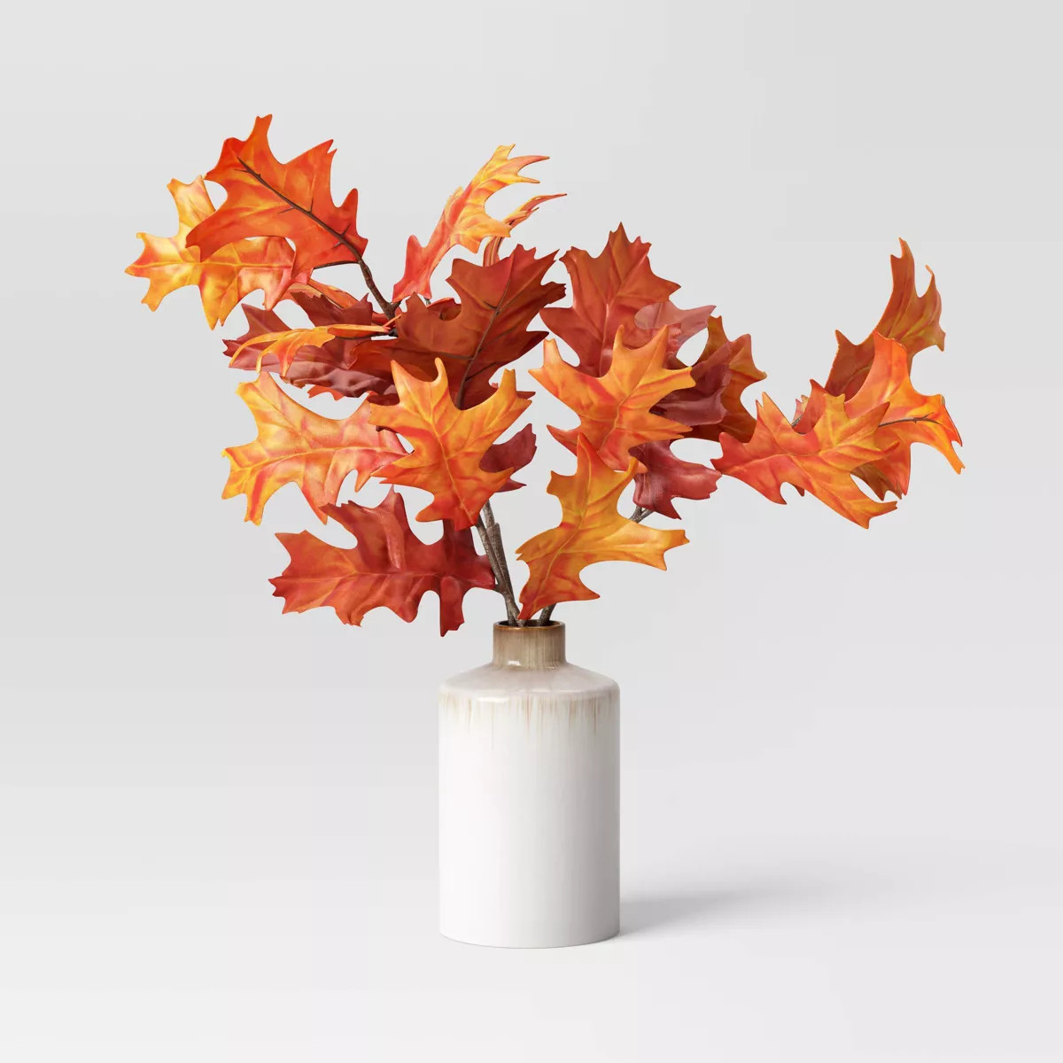 Oak Leaf Arrangement in Ceramic Pot - Threshold™ | Target