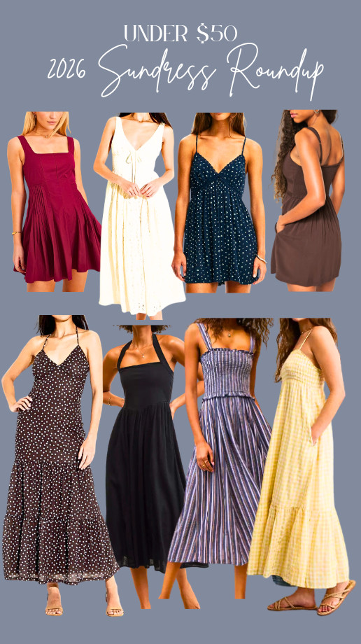Sundress season but make it affordable. ☀️ All of these are under $50 and perfect for summer days, beach trips, and easy feminine outfits. Think flowy, flattering, and throw-on-and-go.

#LTKunder50 #LTKfinds #LTKstyletip #LTKseasonal #LTKsummer #affordablefashion #sundressseason #summerstyle #casualchic #everydaystyle #budgetfashion #amazonstyle #vacationstyle #effortlessstyle #minidress #maxidress #ootd 

 