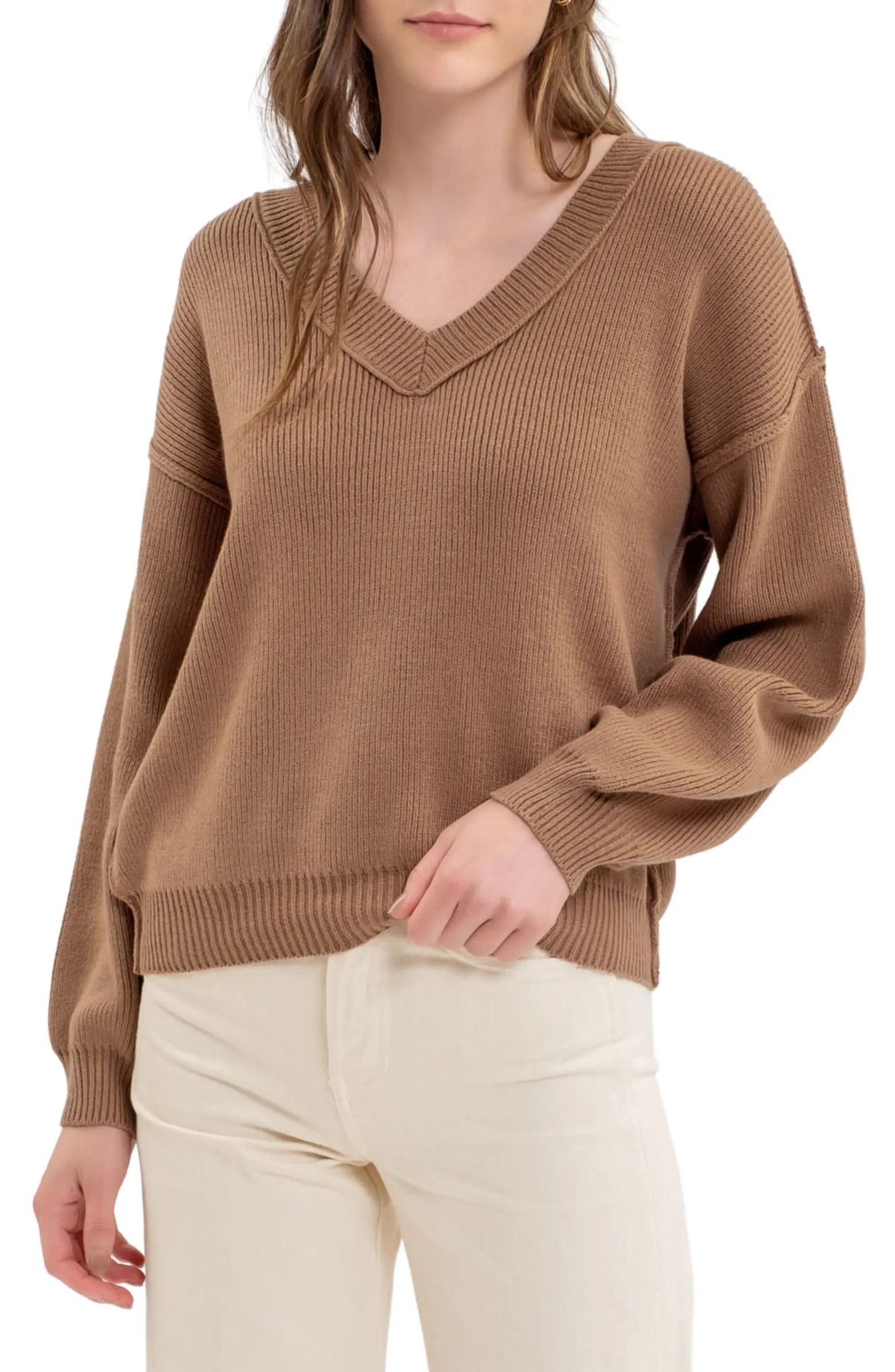 Blu Pepper V-Neck Sweater | Nordstromrack | Nordstrom Rack