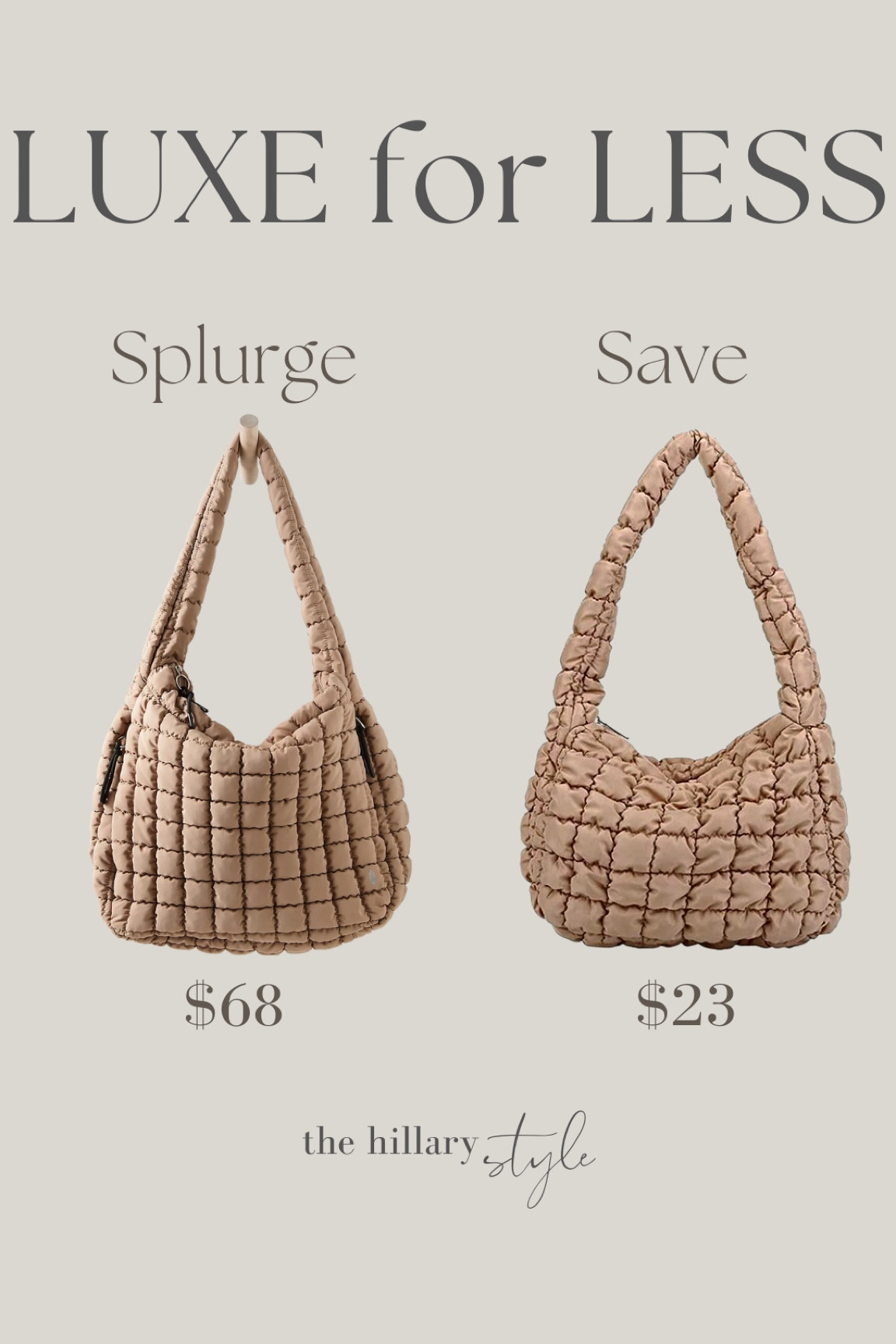 Luxe for Less: Quilted Carryall Bag

Splurge on this viral Free People Carryall Bag?  Or save with this $23 Walmart Dupe? 

Walmart, Walmart Fashion, Walmart Find, Free People, Quilted Bag, Tote Bag, Amazon, Amazon Look for Less, Lululemon, Designer Dupe, Athleisure, Luxe for Less, Summer Fashion, Amazon Finds, Workout Outfit, Purse, Yoga Outfit, Travel Fashion, Travel Bag, Summer Fashion, Travel Outfit, Bachelorette Party, Summer Bag, Amazon Fashion, Found It On Amazon, Amazon Fashion Finds, Amazon Dupe, Spring Fashion, Beach Bag

#LTKFind #LTKtravel #LTKunder100