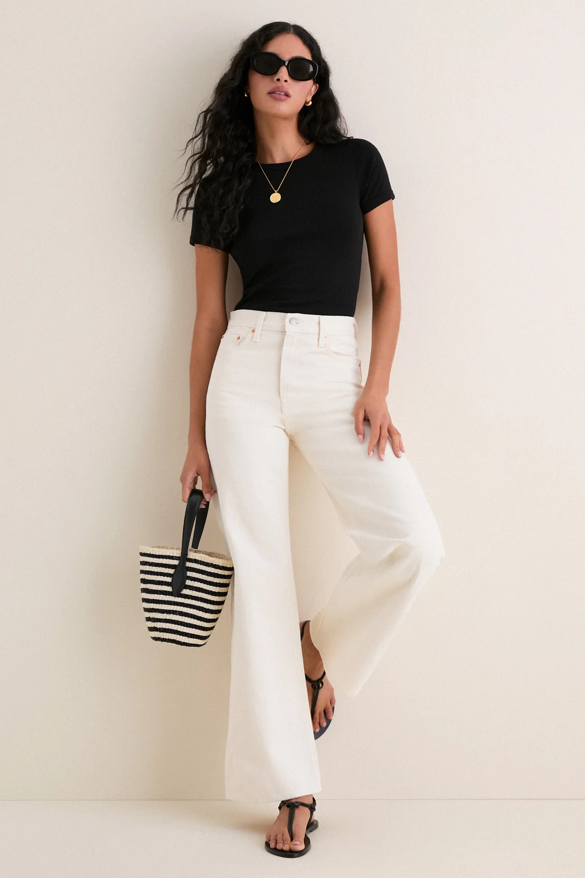 Barely Freezing Ribcage Wide Leg H223 Jean | Tuckernuck (US)