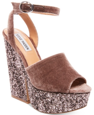 Steve Madden Women's Fabian Platform Wedge Sandals | Macys (US)