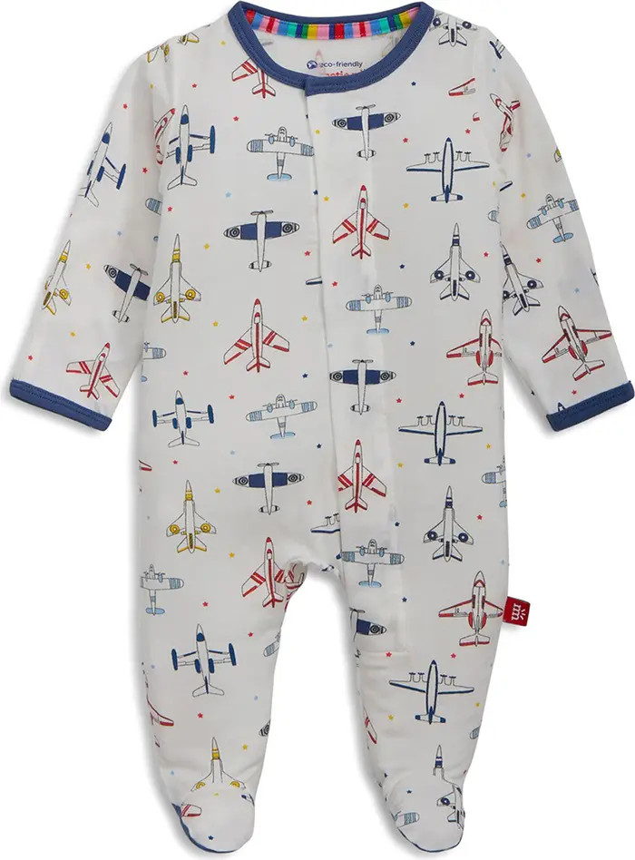 Just Plane Fun Magnetic Footie | Nordstrom