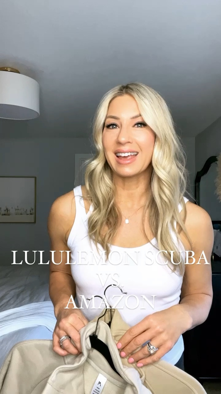 Lululemon verses Amazon! They are really close. Size up in the Amazon one. Scuba half-zip

#LTKSeasonal #LTKstyletip #LTKunder50