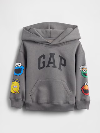 Baby & Toddler VintageSoft Sesame Street Logo Hoodie | Gap (US)
