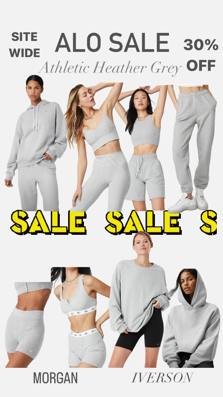 Alo sale is still going on! Linking my athletic grey picks that are still in stock! 30% off sitewide no code needed! #morganiverson #sale #athletic #activewear

#LTKtravel #LTKActive #LTKsalealert
