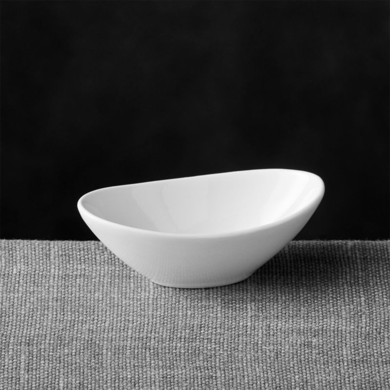 Mini Oval Sauce Dish + Reviews | Crate & Barrel | Crate & Barrel