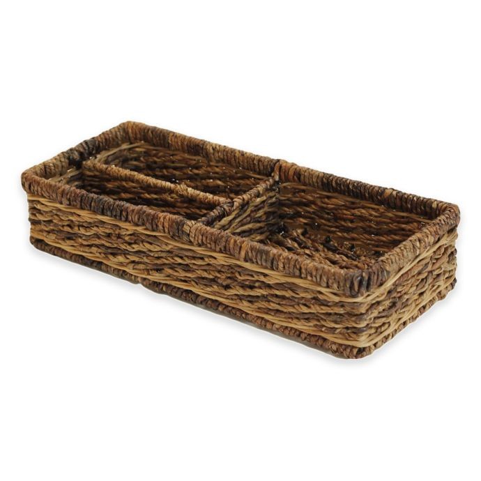 Baum Montego Bay Divided Storage Basket | Bed Bath & Beyond