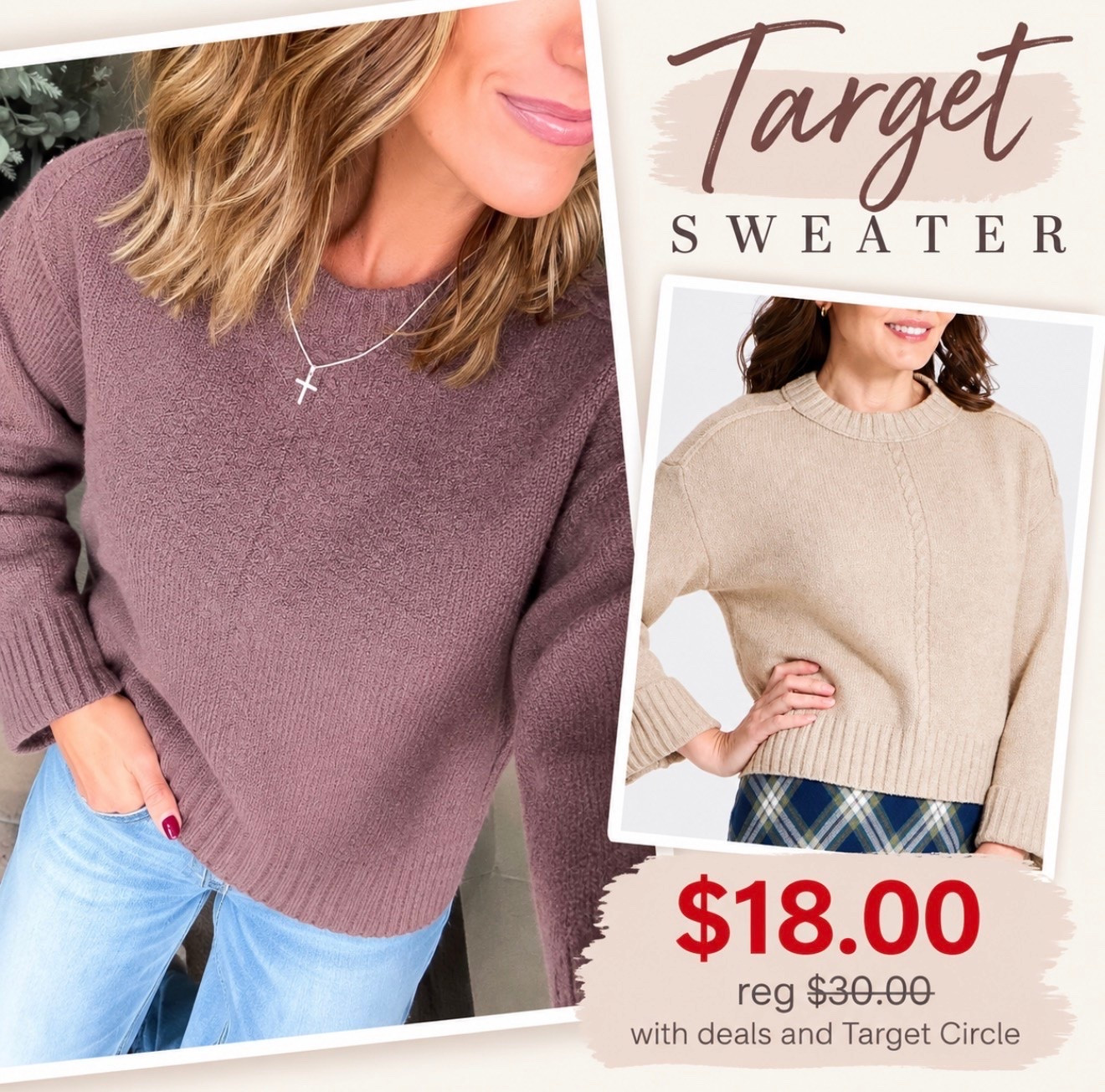 Target Circle Deal days SALE 🎯 
So many great basic tops less than $20 and my favorite jeans also included. 
Top/ medium 
Jeans/ 8 regular 
@Target 

#LTKSaleAlert #LTKSeasonal #LTKOver40