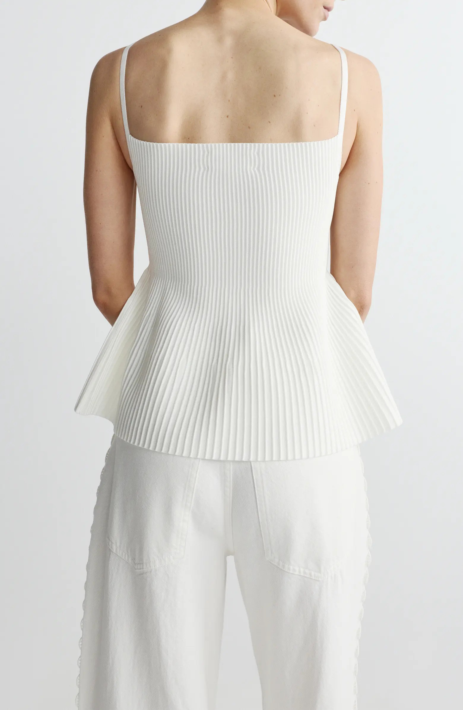 DL1961 Rib Peplum Tank | Nordstrom | Nordstrom