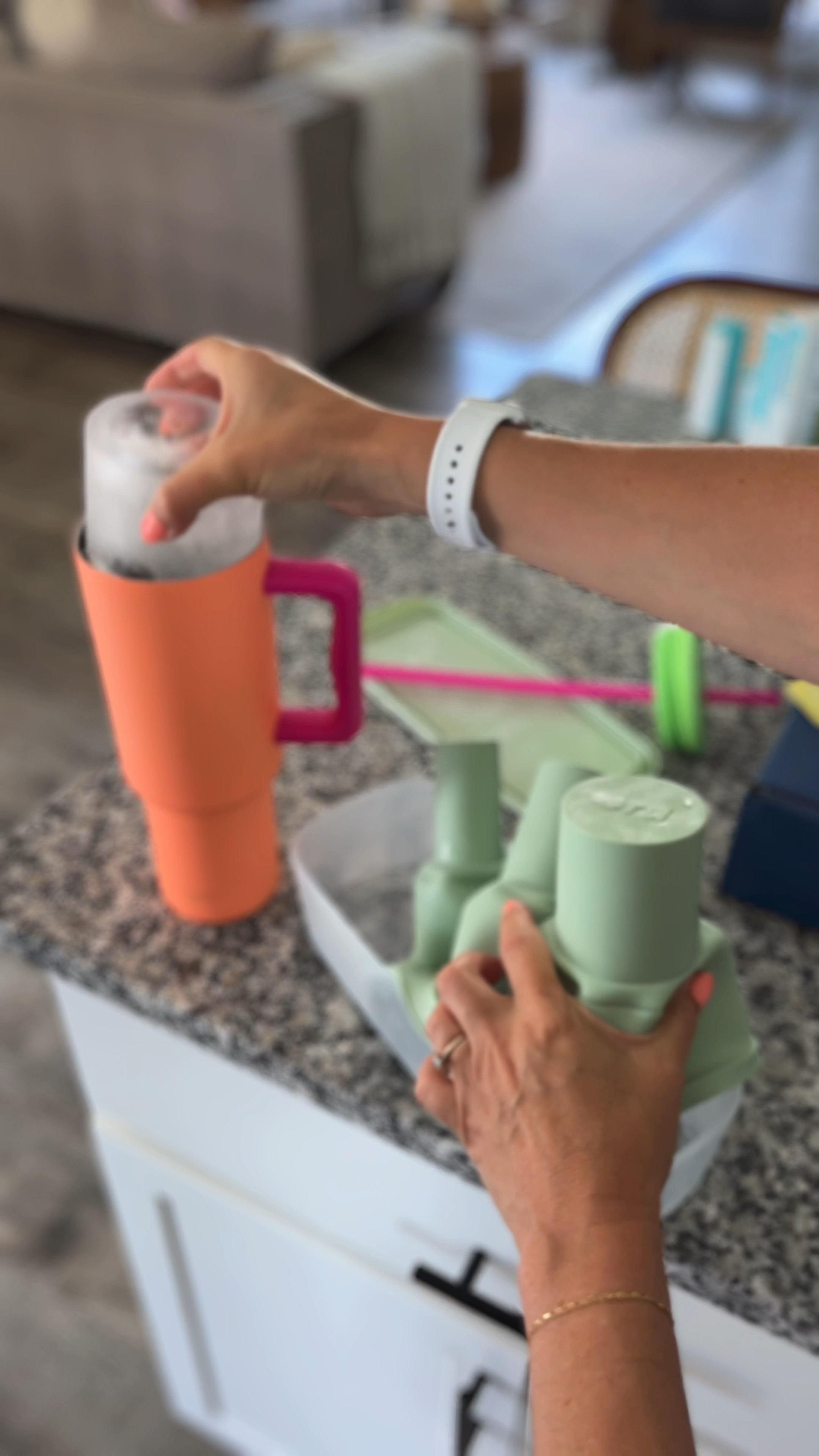 Ice for your Tumbler! So handy and you can freeze fruit in your tray too!

#LTKSaleAlert #LTKTravel #LTKVideo