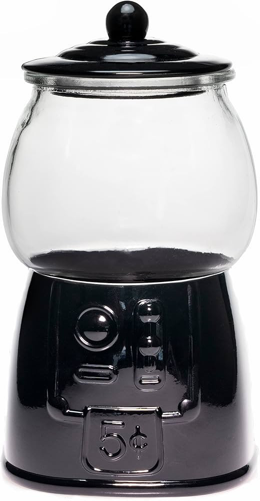 Amici Home Gumball Machine Shaped Glass Candy Jars | Storage Canister with Airtight Lids | Perfec... | Amazon (US)