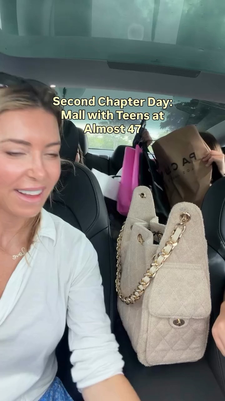 Second Chapter Day: Mall with Teens at Almost 47

Husband’s away on a boys trip this weekend so it’s just me and my girls and we love our alone time.

Took my teen daughters to the mall and left with zero bags for myself at almost 47 lol.

I used to come to the mall for me and now I come to watch them try on clothes. 3 bags for them, 0 for me.

These are the moments with them that I’m absolutely soaking in and I wouldn’t change this second chapter for anything.

My favorite part? My 5 minute face from 8am lasted the whole 8 hour mall day, no touch ups. There’s no better feeling than feeling confident when you leave the house at almost 47.

Zero bags, still me.

Comment FACE and I’ll send you the products that lasted 8 hours at the mall ❤️
