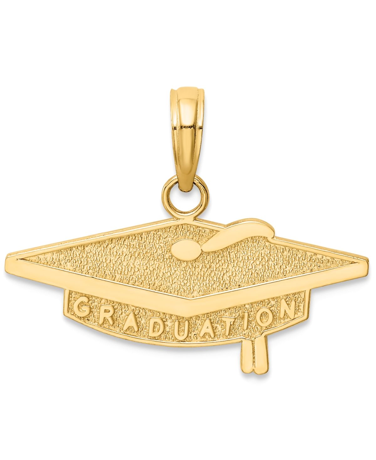 Graduation Cap Charm Pendant in 14k Yellow Gold | Macys (US)
