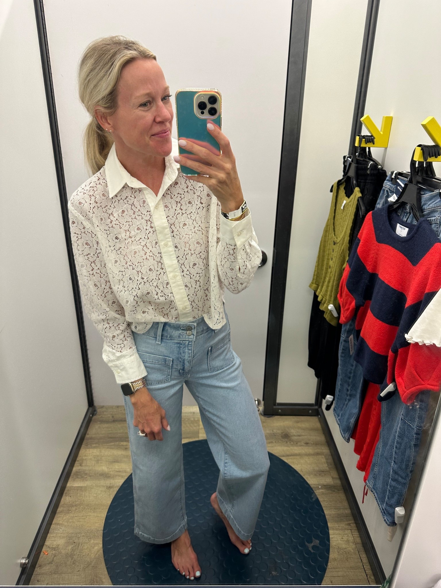 Love this lace cropped top! Perfect for transitioning into fall! 

#LTKSeasonal #LTKStyleTip #LTKFindsUnder50