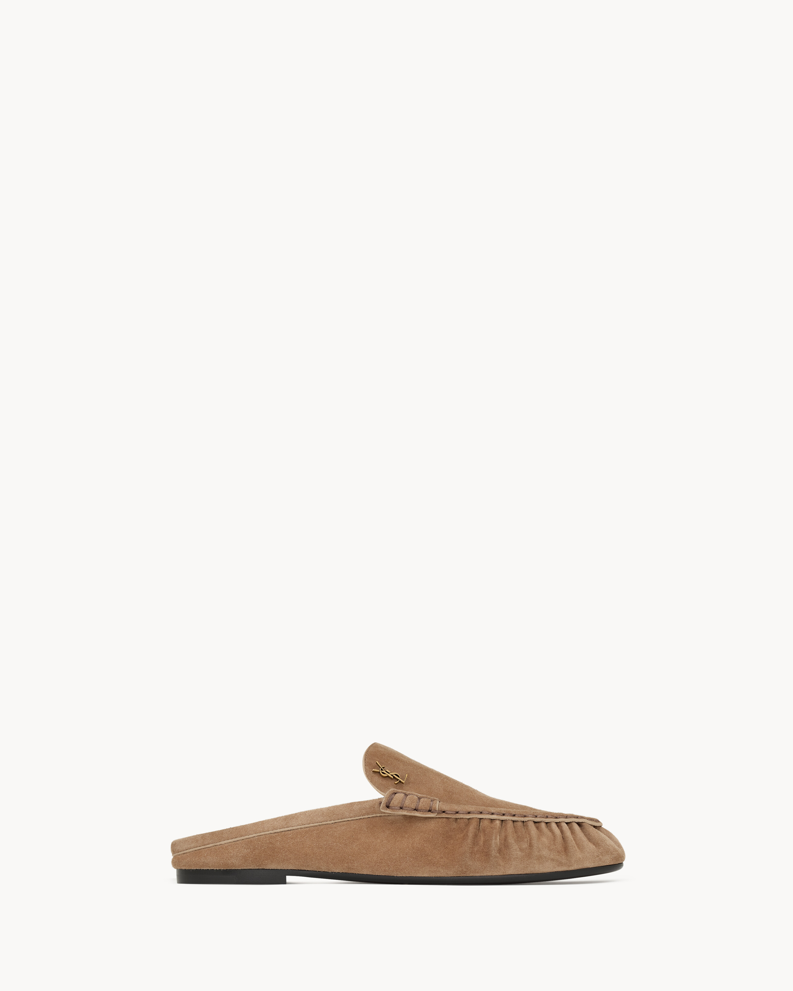 LE LOAFER mules in suede in Beige | Saint Laurent | YSL US | Saint Laurent Inc. (Global)