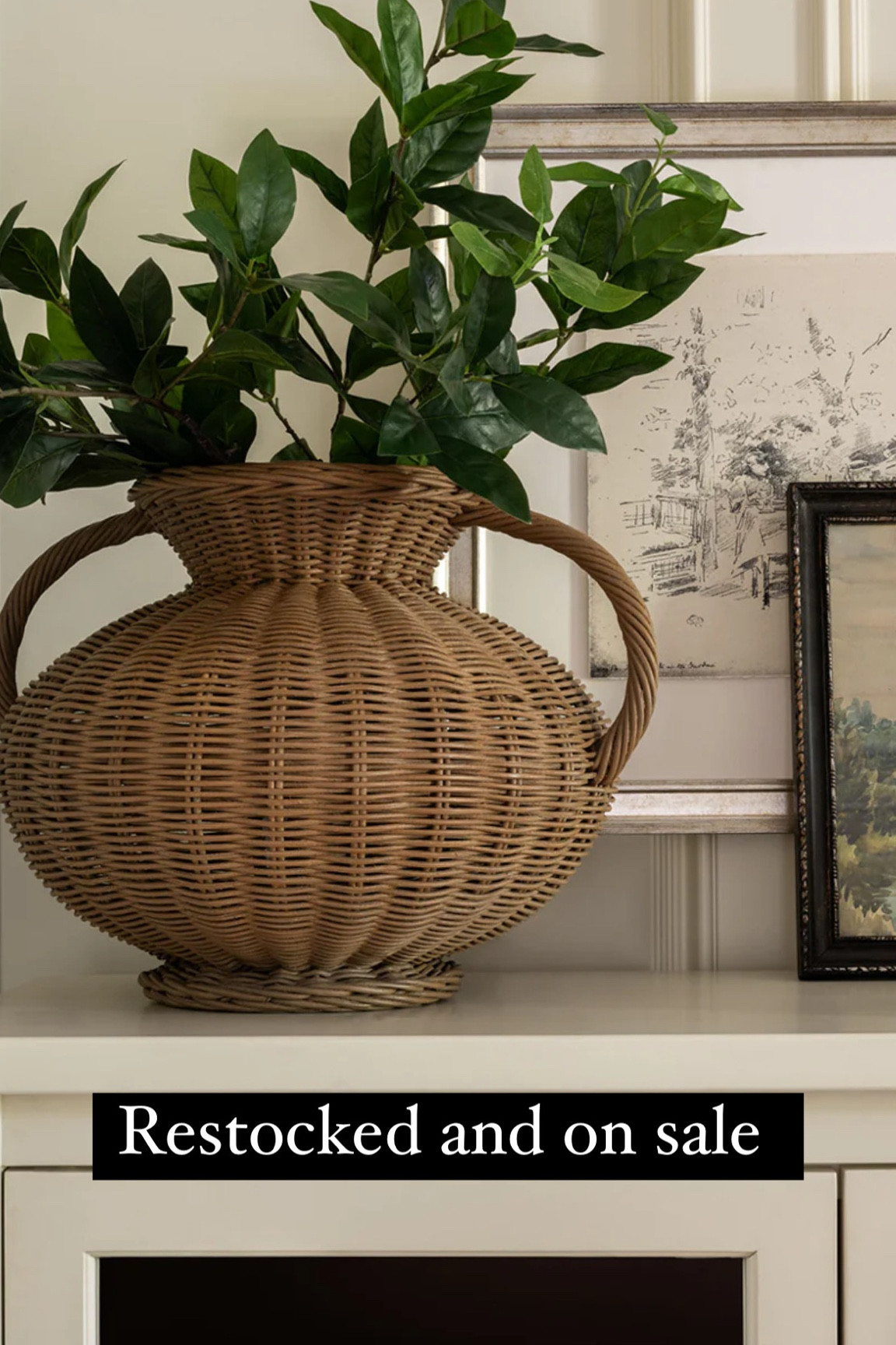 McGee and Co Antonia Woven Vase restocked and on sale! 

#LTKhome #LTKsalealert #LTKSeasonal