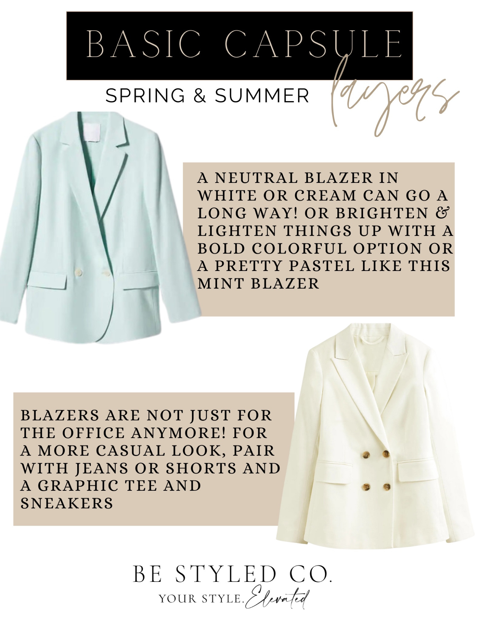 Favorite blazers for spring and summer 

#LTKFind #LTKunder100 #LTKworkwear