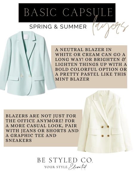 Favorite blazers for spring and summer 

#LTKFind #LTKunder100 #LTKworkwear