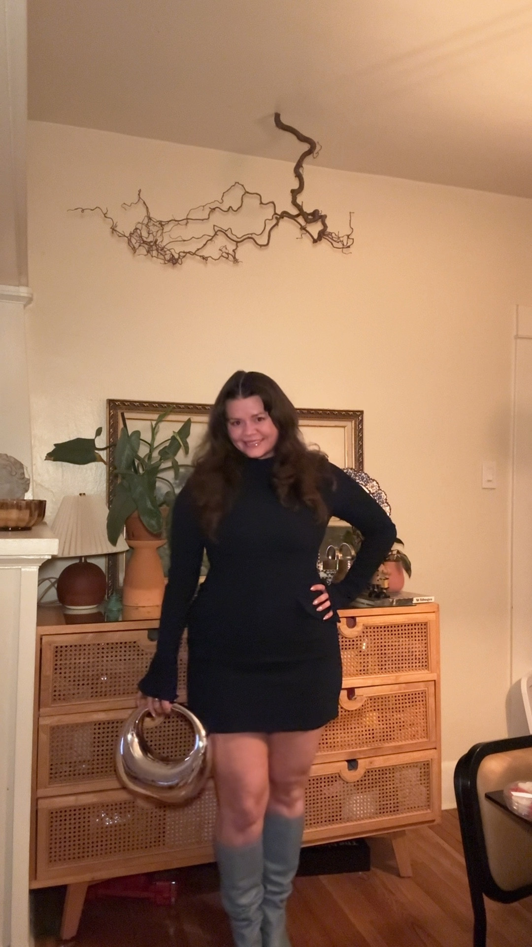 Love this mini for date night 💖 wearing a large in the longer length, my measurements are 39-28-42 / 34DDD

#LTKStyleTip #LTKSeasonal #LTKMidsize