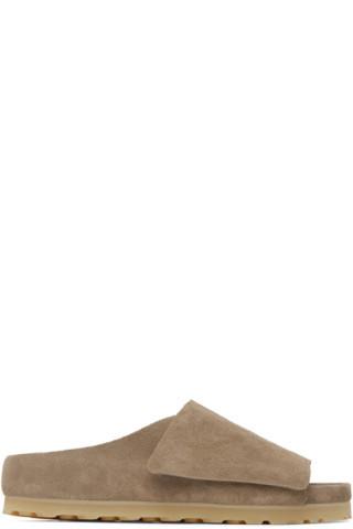 Fear of God - Taupe Birkenstock Edition 'Los Feliz' Sandals | SSENSE