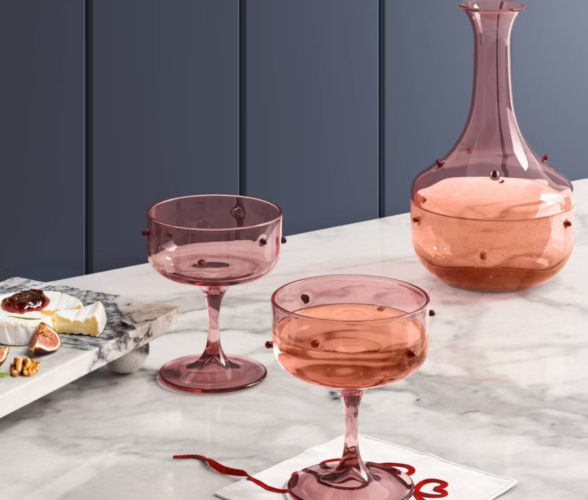 Designer esque coupe glasses from Target for just $10 - perfect for your vday soirée 

#LTKHome