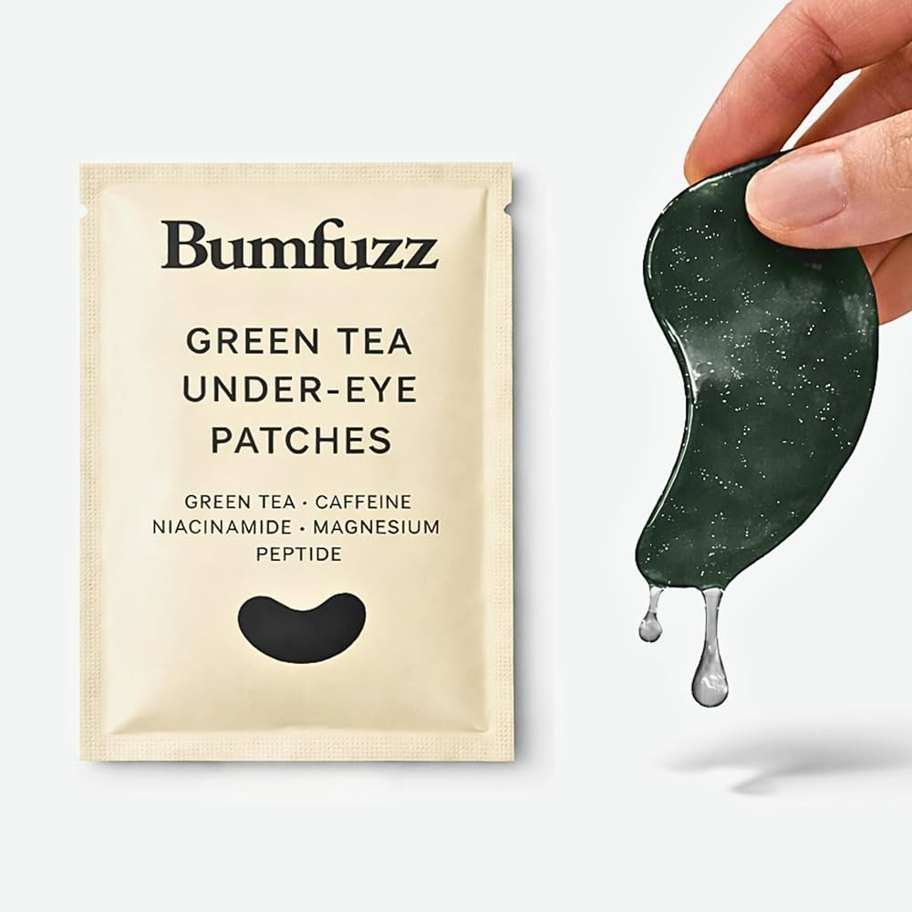 Green Tea Under-Eye Patches (12 Pairs) | Depuff & Brighten Eye Gel Patches for Dark Circles & Tir... | Amazon (US)