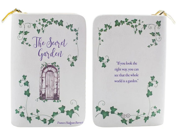 Secret Garden Book Wallet, Perfect Gift For Birthday, Gift For Reader, Pocket Money Gift, Book Co... | Etsy (US)