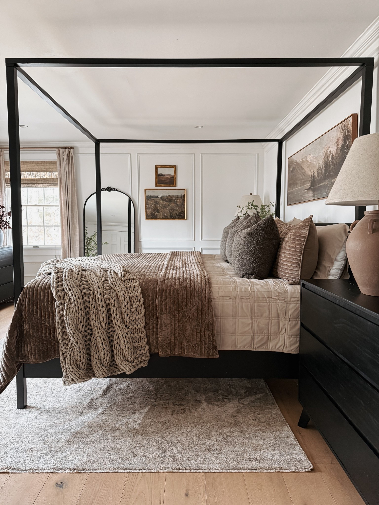 ** Cozy + earthy bedroom furniture and decor. 🤎

#LTKHome #LTKSaleAlert #LTKStyleTip