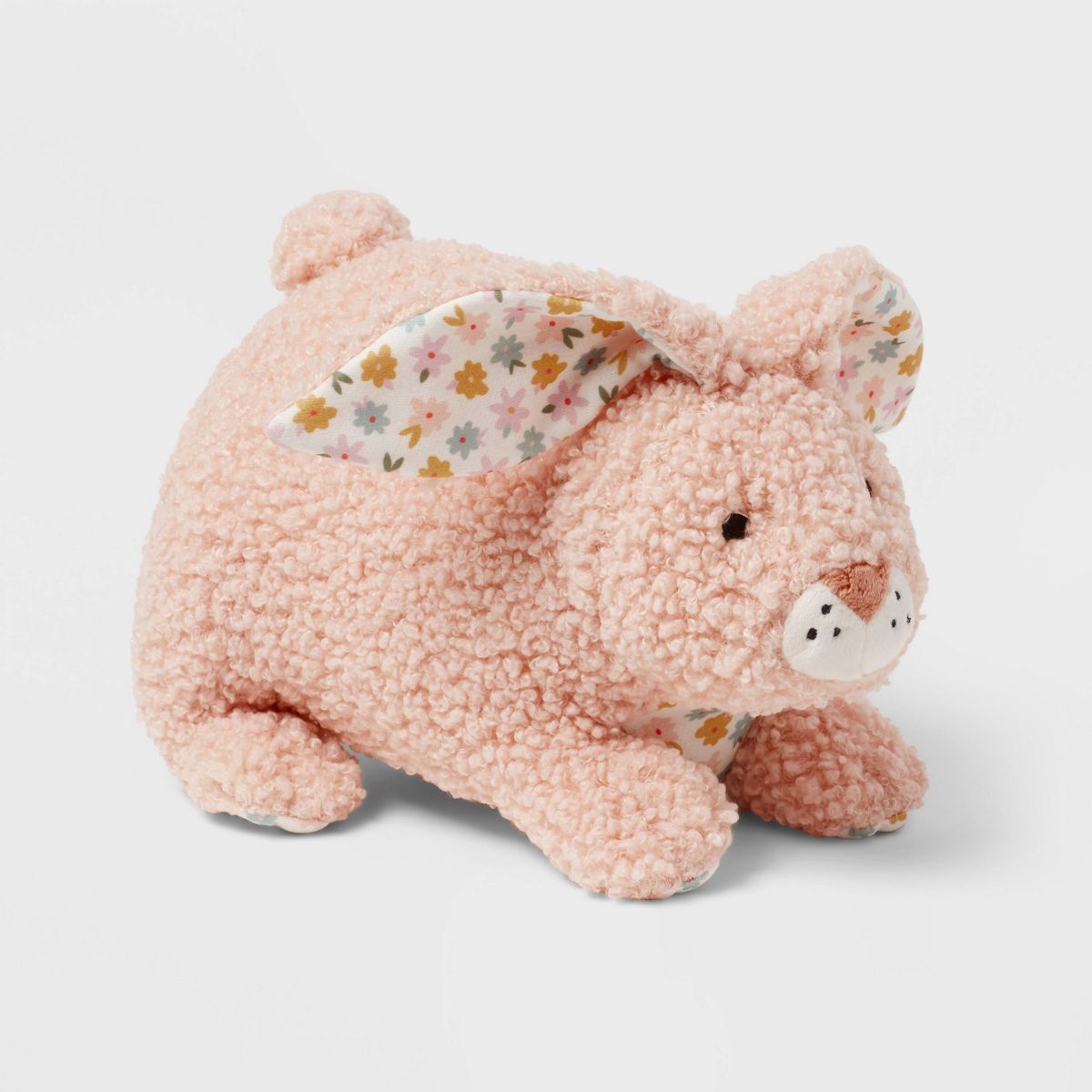 Kids' Mini Plush Figural Pillow Bunny Pink - Pillowfort™ | Target