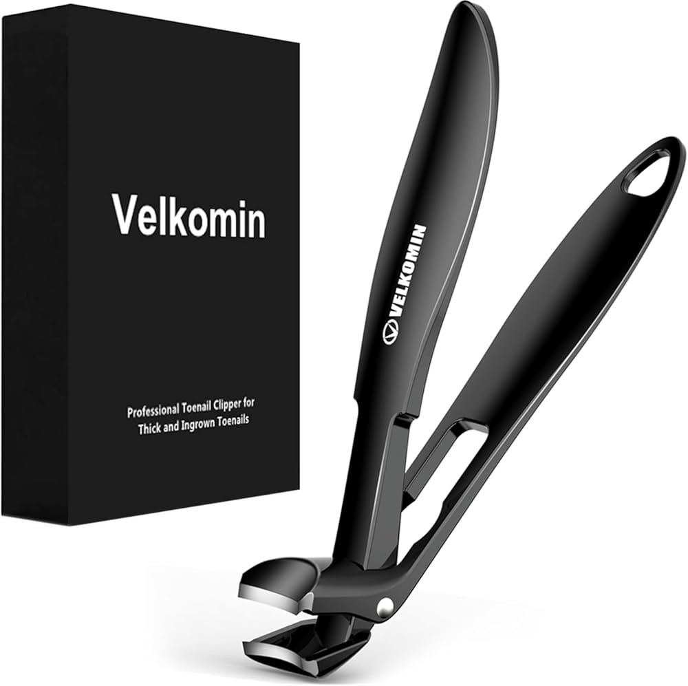 Toenail Clippers for Seniors, Long Handled Curved Head Nail Clippers with Catcher, Ultra-Sharp He... | Amazon (US)