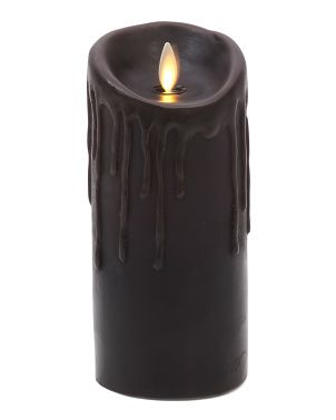 6.5in Indoor Drip Pillar Candle | TJ Maxx