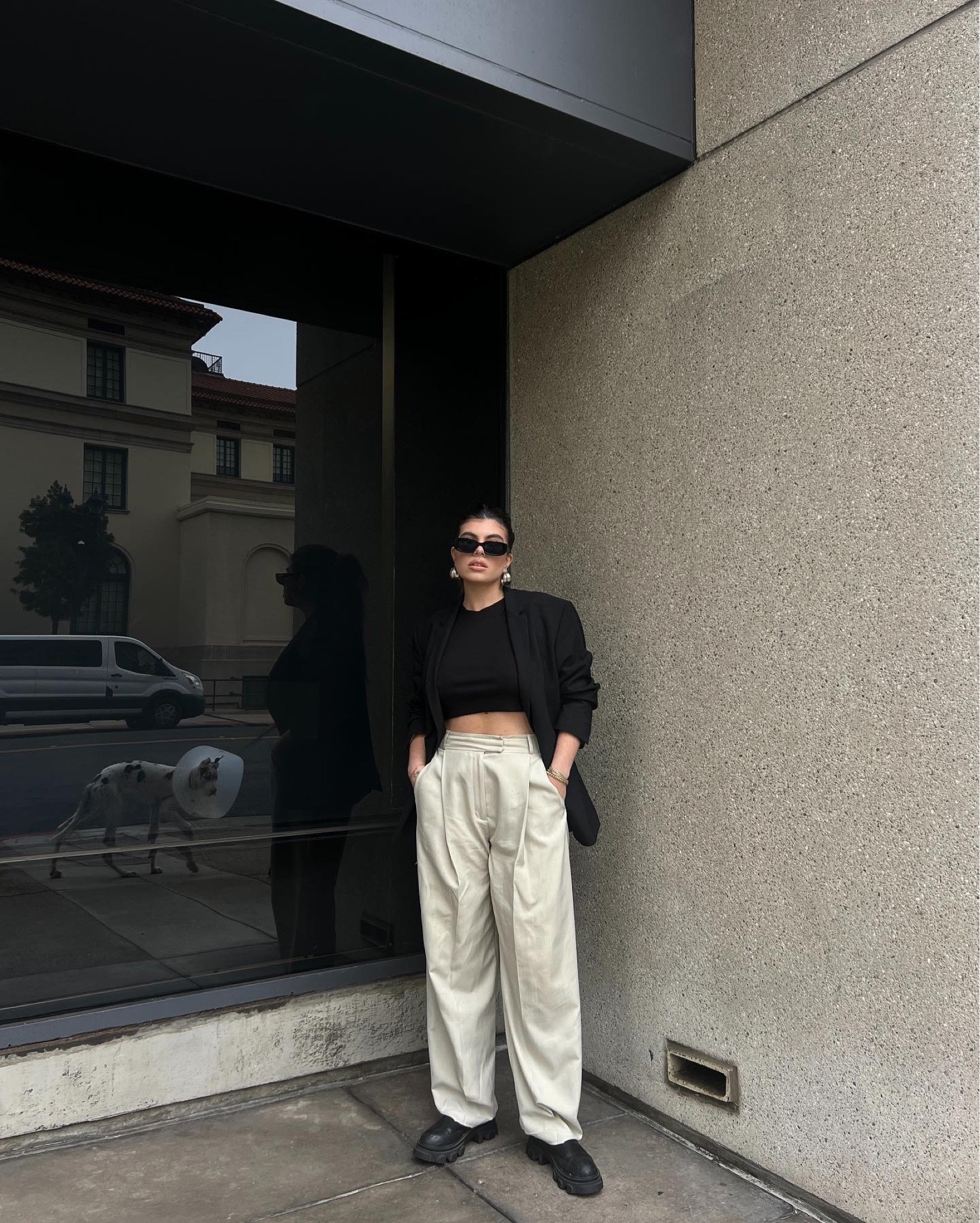 everyday outfit inspo in my signature black blazer and trousers (picture is a black Zara blazer & tank… i linked similar) 🖤 #blackblazer #blazeroutfit #everydayoutfit 

#LTKstyletip #LTKSeasonal