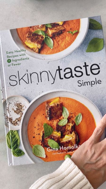 Skinnytaste Simple is my EASIEST Cookbook! All the recipes are made with 7 ingredients or fewer! It makes the perfect gift for under $25 for anyone looking to cook healthy, on a budget or limited on time. #cookbook

#LTKfamily #LTKhome #LTKfindsunder50