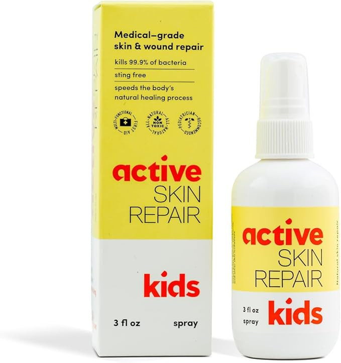 Active Skin Repair Kids First Aid Spray - Non-Toxic & Natural Kids Antiseptic Formula for Minor C... | Amazon (US)