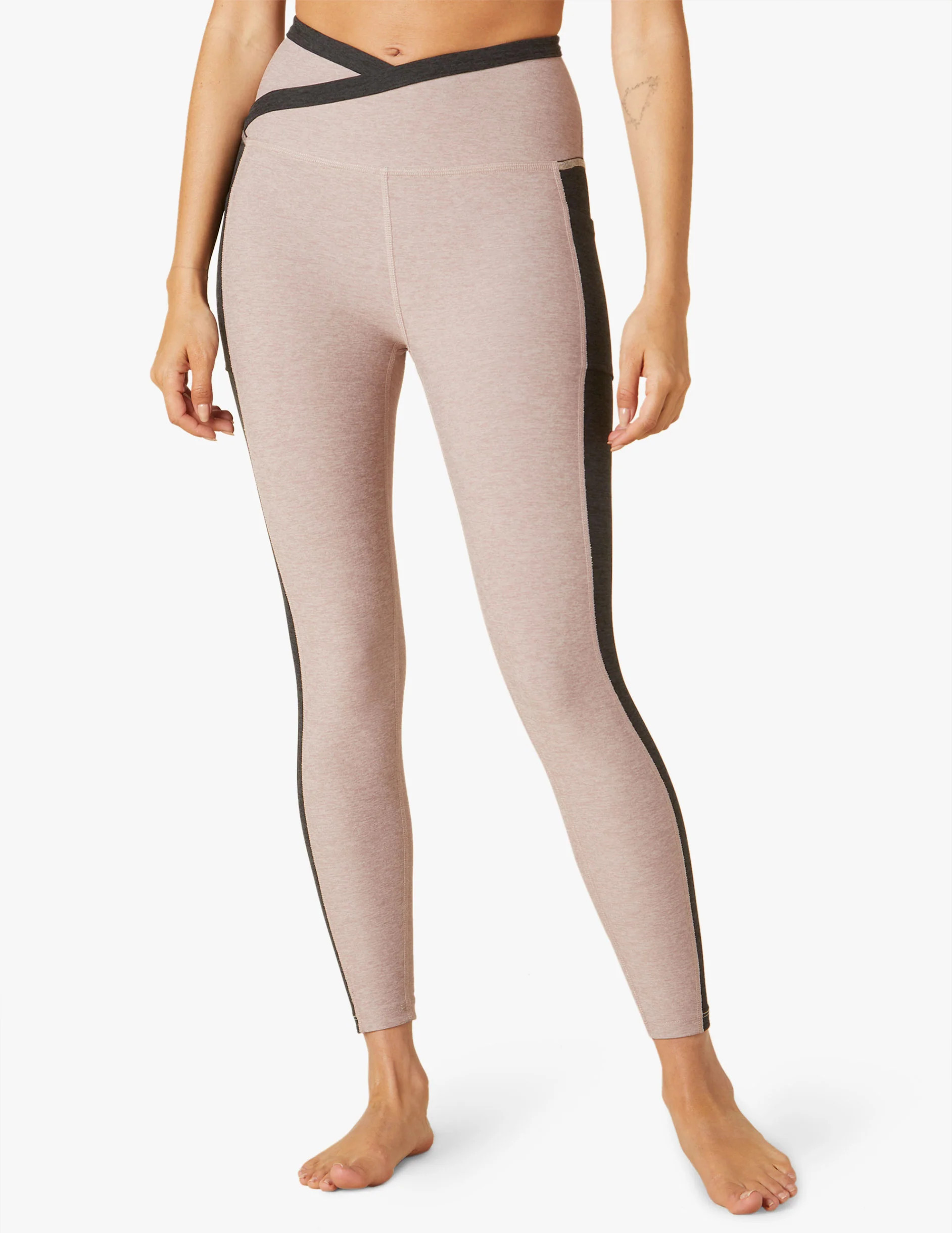 Spacedye On Block High Waisted Midi Legging | Beyond Yoga | Beyond Yoga