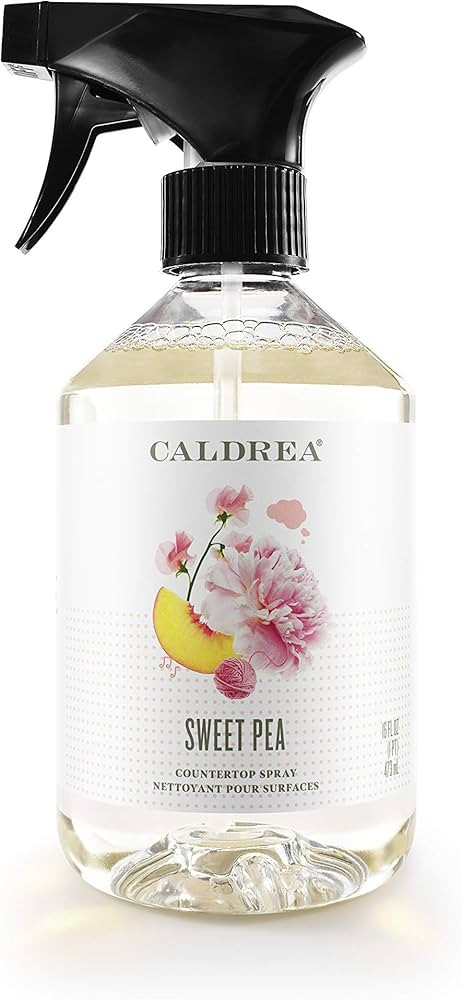 Caldrea Multi-surface CounterTop Spray Cleaner, Made With Vegetable Protein Extract, Sweet Pea Sc... | Amazon (US)