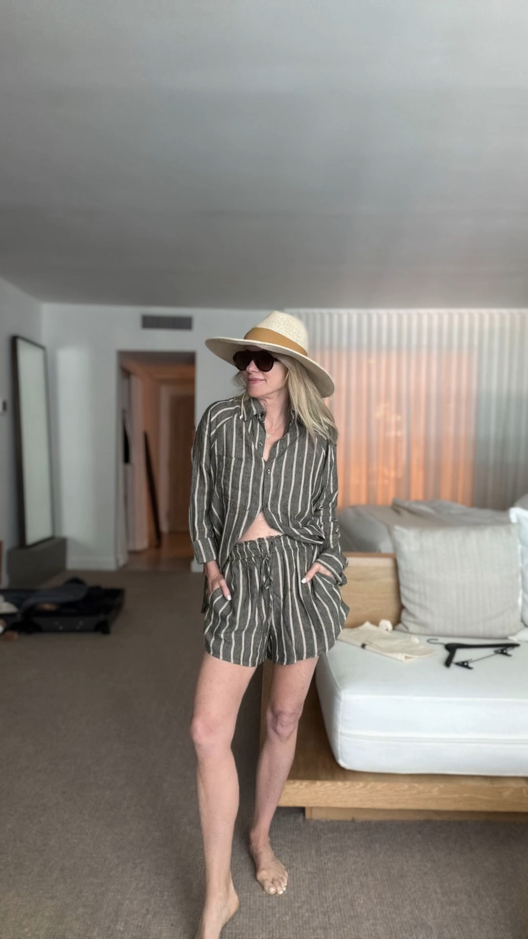 The easiest linen set — lightweight, breathable, and perfect for vacation or everyday. Wear it together or mix both pieces into your summer wardrobe. 

#LTKSeasonal #LTKOver40 #LTKootd