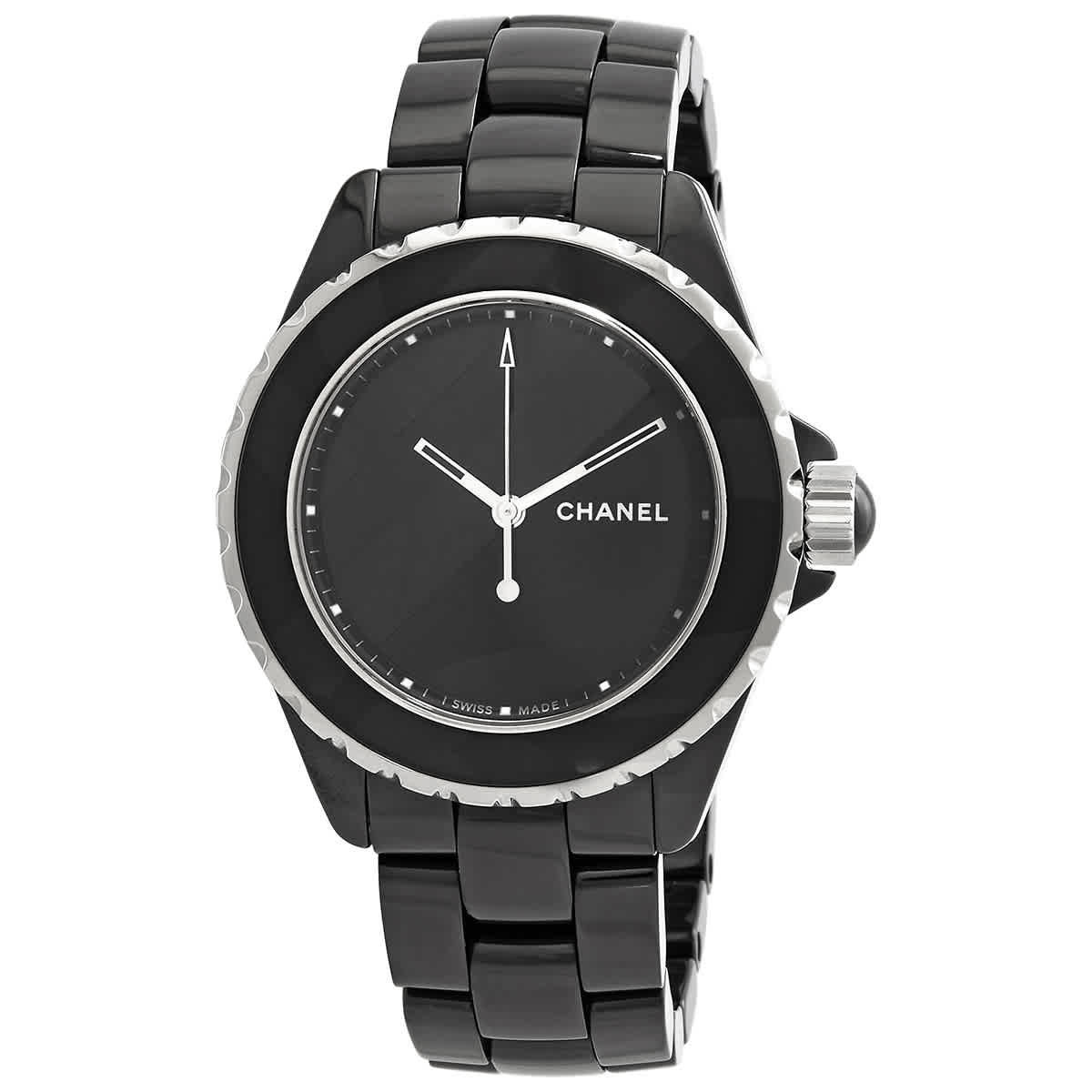 Chanel J12 Automatic Black Dial Ladies Watch H5581 | Jomashop.com & JomaDeals.com