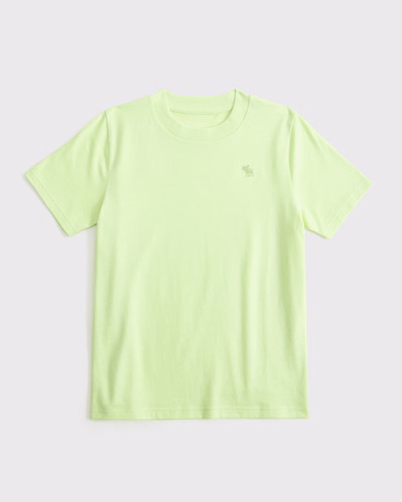 boys essential icon crew tee | boys tops | Abercrombie.com | Abercrombie & Fitch (UK)