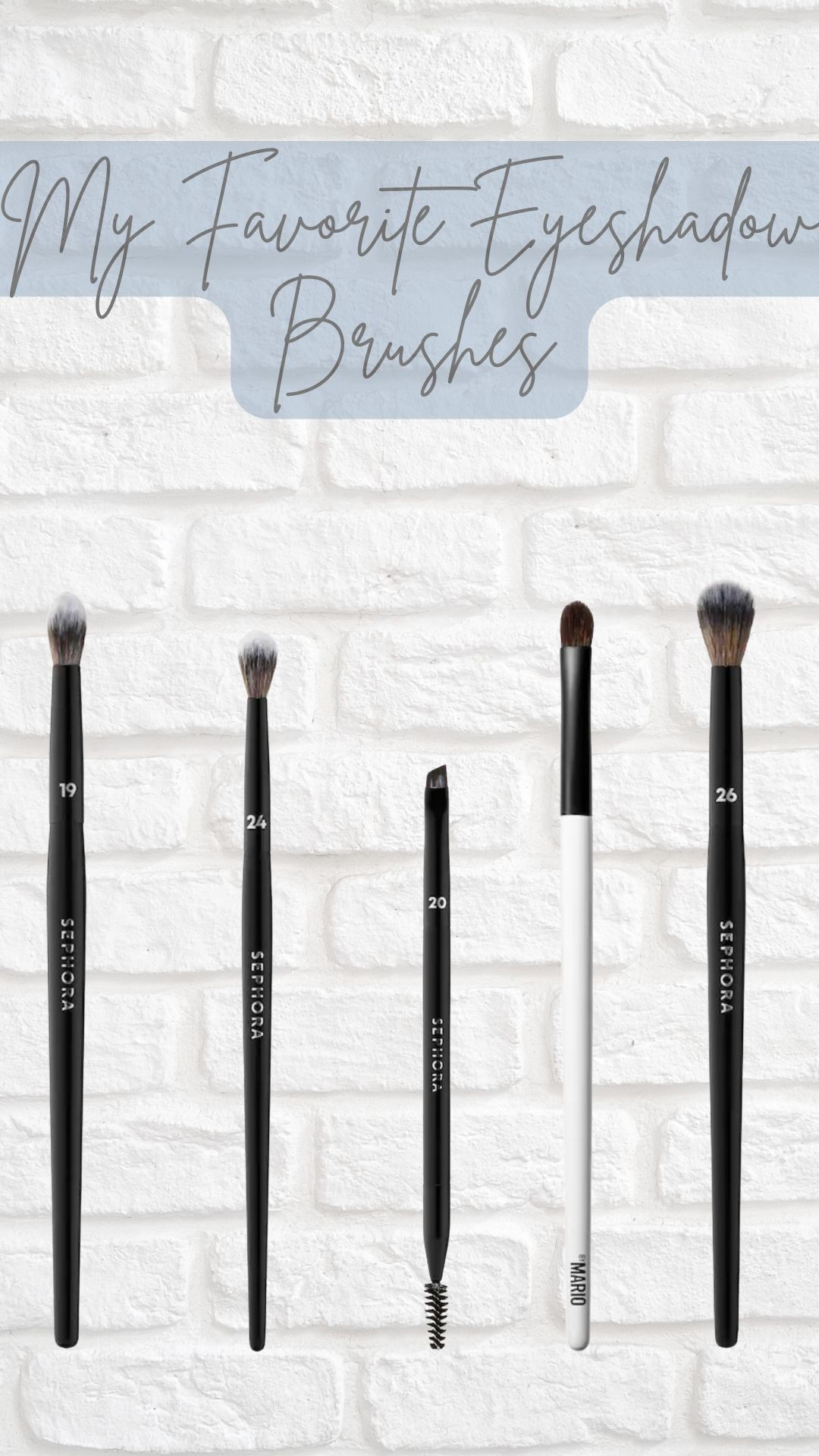 My favorite Brushes! Most are Sephora Collection and are 30% off! Use code: EVERYTHING 
